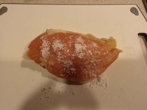 鶏むね肉のスパイス唐揚 (2)