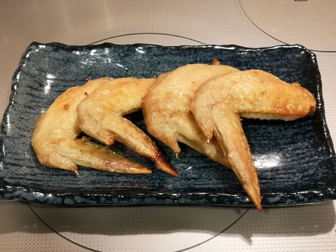 鶏場先のんにく塩焼き (5)