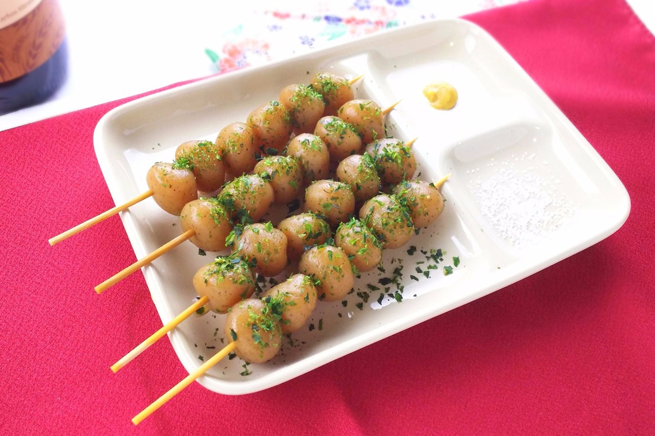 串に刺して食べやすい 玉こんにゃくの煮物 気まま料理で レシピとか Powered By ライブドアブログ
