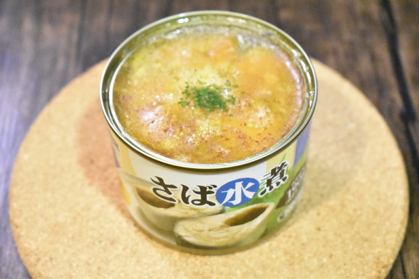 鯖缶のバター焼き (4)