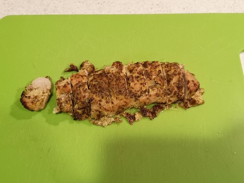 豚ヒレ肉の粒マスタード焼き (7)