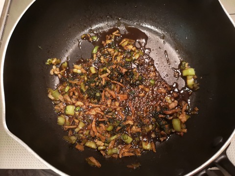 小松菜と豚肉の変わりおにぎり (5)