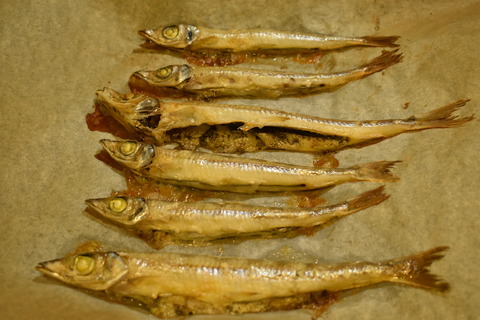 ニギスの塩焼き (4)