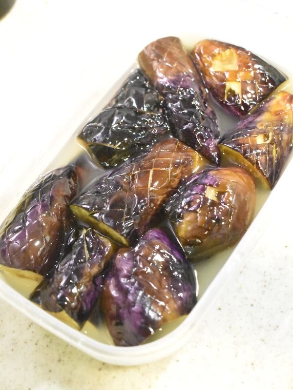 茄子のゆず揚げびたし (5)