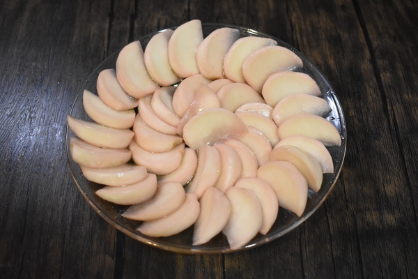 蕪の梅酢漬け (4)