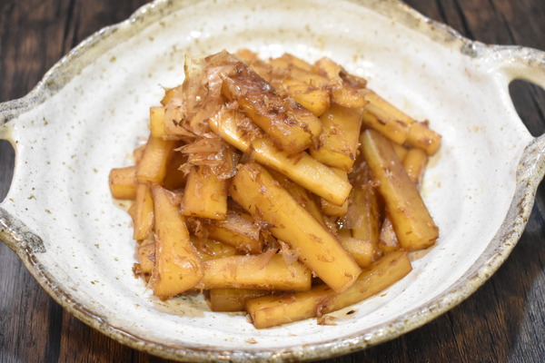 大根のおかか炒め (6)