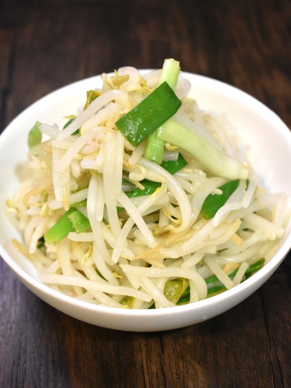 もやしとねぎの柚子和え (5)