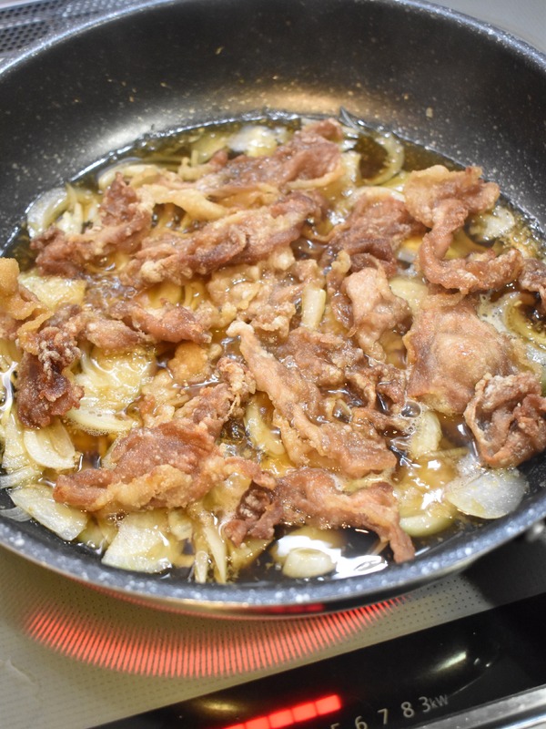 薄揚げ豚唐丼 (7)