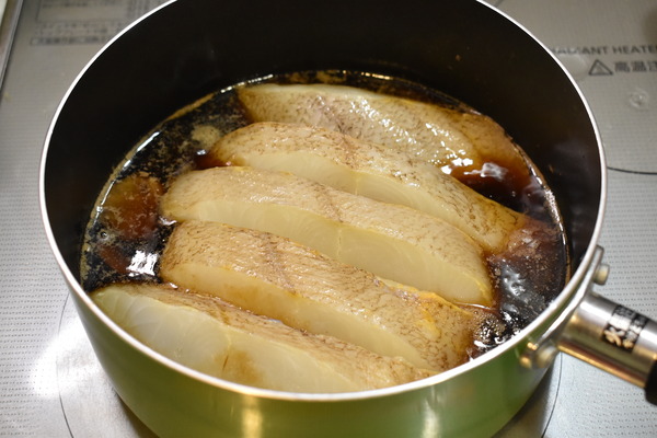 カレイのこってり煮付け (4)