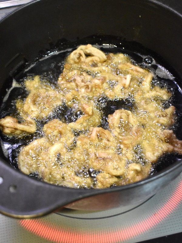 豚のど軟膏の唐揚げ (5)