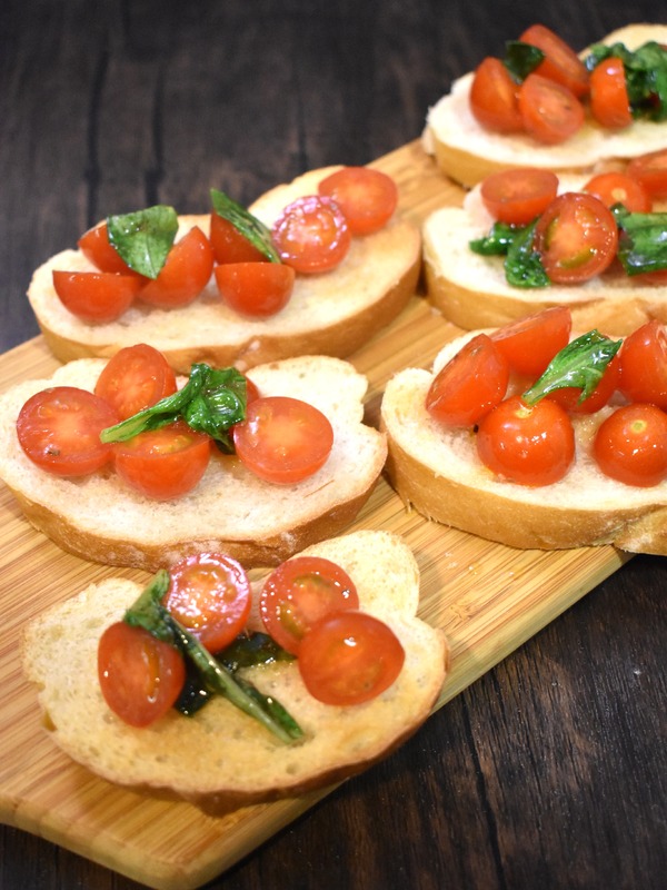 トマトとバジルのブルスケッタ (6)