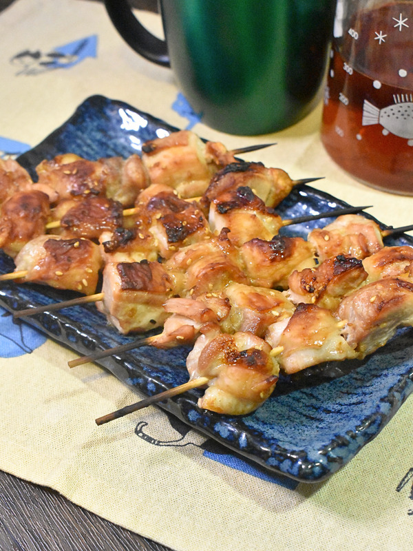 焼肉のたれで焼き鳥 (2)