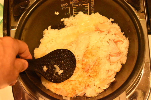 ハムのチーズピラフ (5)