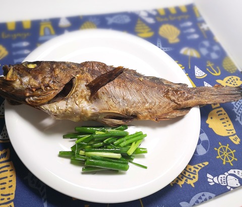 クロソイの醤油焼き (1)