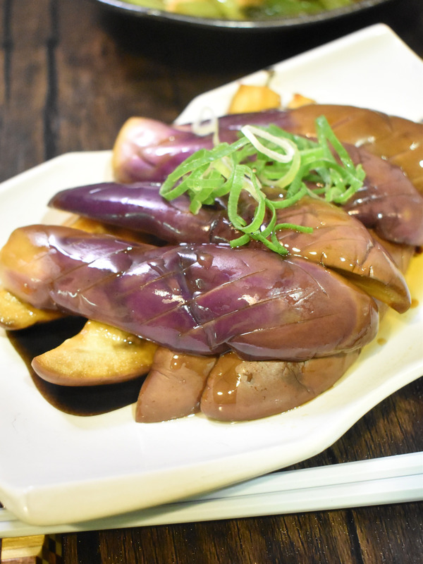 茄子のゆず蒸し (2)