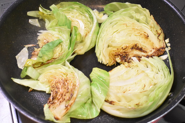 おつまみ焼きキャベツ (5)