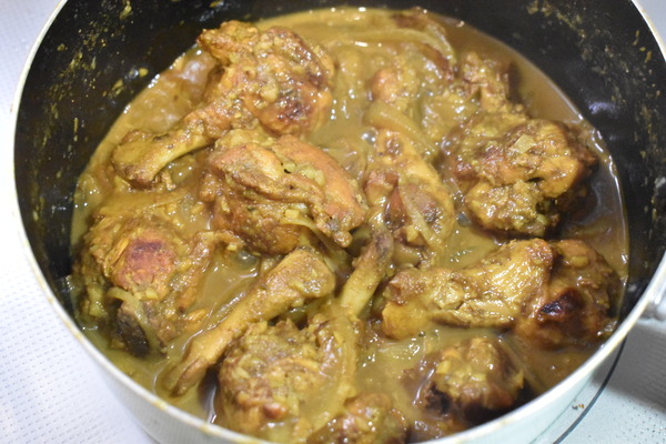 鶏手羽元カレー (6)