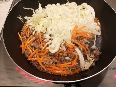 キャベツたっぷり混ぜご飯 (4)