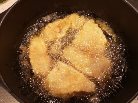 カレイのカレー揚げ (5)