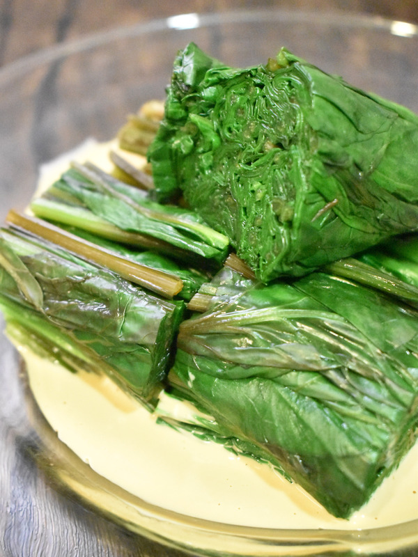 山ほうれん草のおひたし (1)