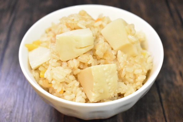 ごろごろタケノコご飯 (5)
