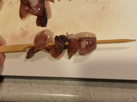 えんぺらの串焼き (3)