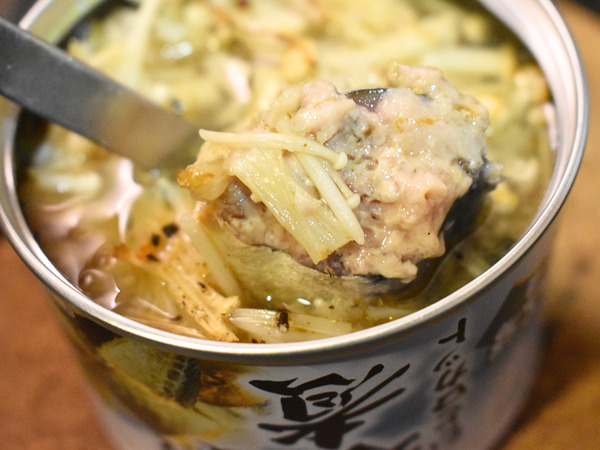 鯖缶のえのき焼き (1)