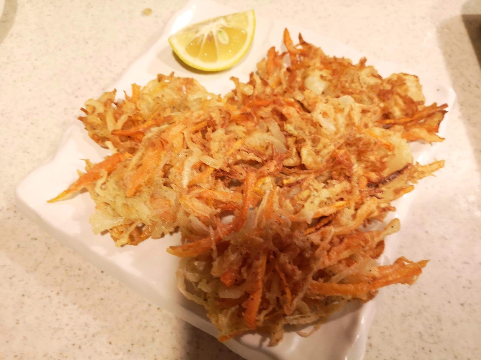 揚げて味わい深く 干し海鮮のかき揚げ 気まま料理で レシピとか Powered By ライブドアブログ