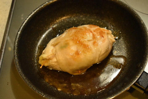 鶏むね肉の味噌ロール (9)