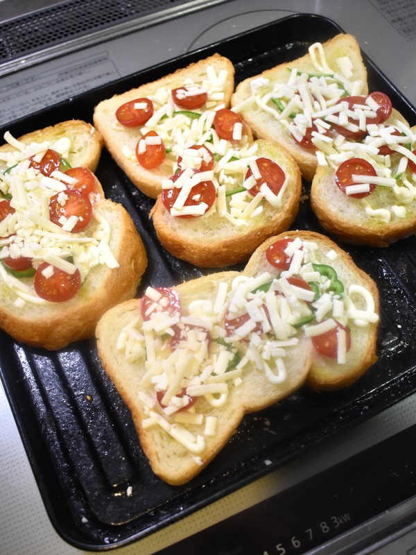 ミニトマトのフレッシュトースト (4)