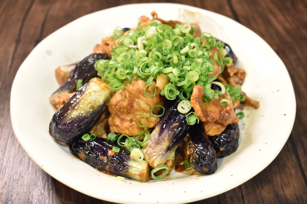 揚げ小茄子の味噌炒め (7)