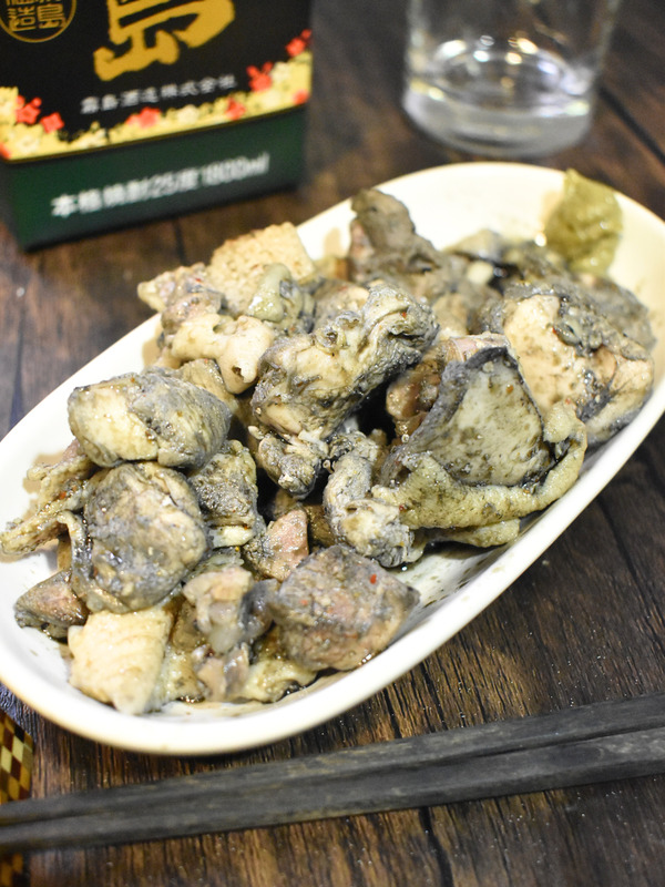 万代の鶏の炭火焼き (1)