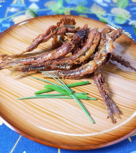 ニギスの素揚げ (1)