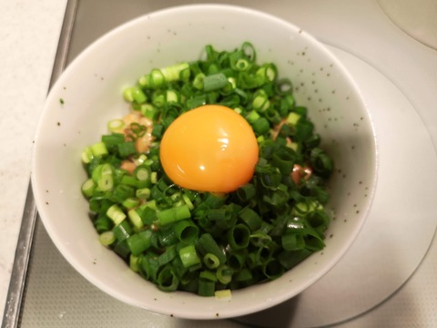 ねぎ玉納豆 (3)