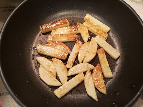 焼き大根のおかか和え (4)
