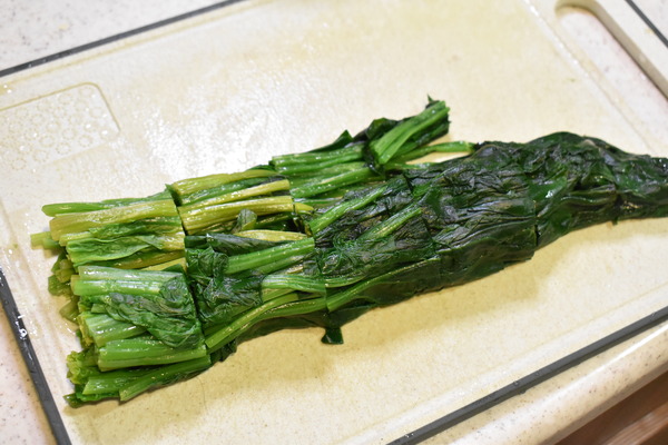 ほうれん草の変わりお浸し (4)