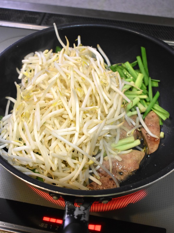 さっぱりレバニラ炒め (5)