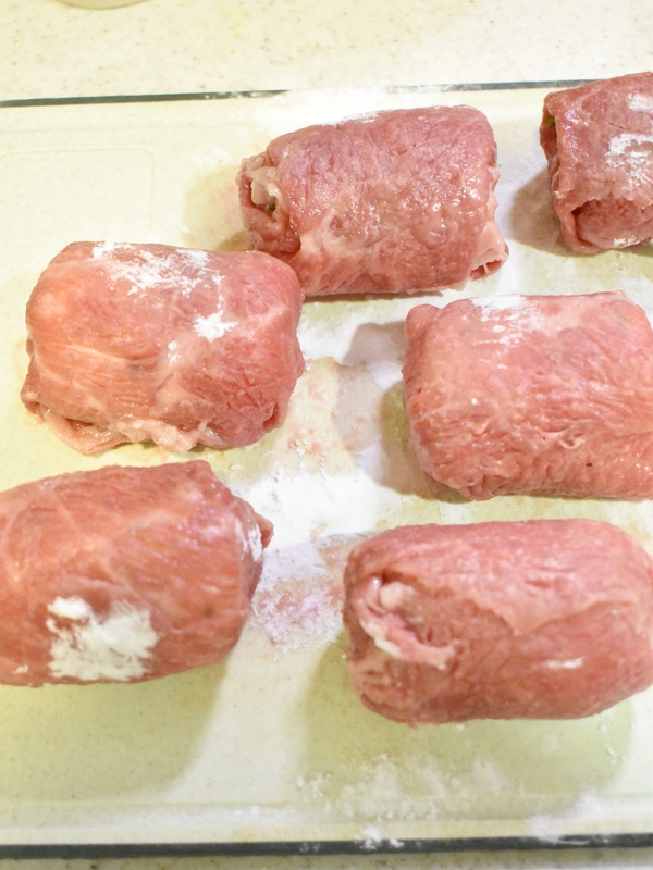 いいお肉で肉巻きおにぎり (5)