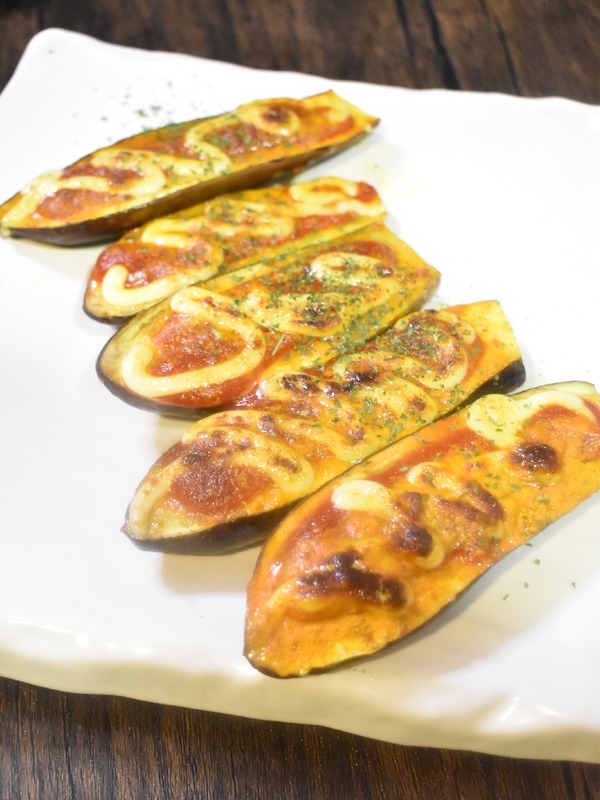 茄子のカレーマヨ焼き (6)