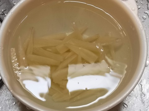 ヤーコン和え物 (6)