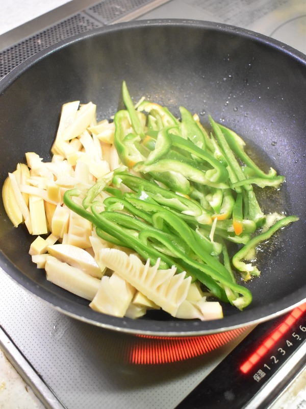 筍たっぷり炒飯 (3)