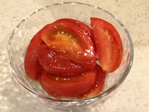 トマトのケチャップ和え (4)