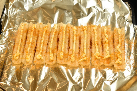 ちくわのカレーマヨネーズ焼き (3)