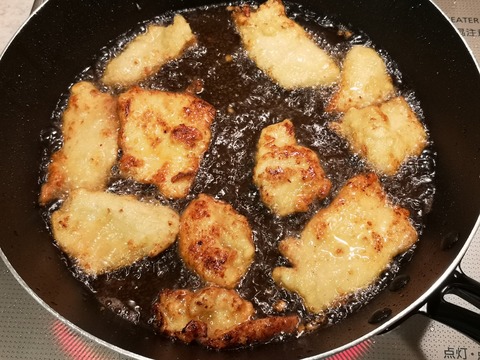 鶏むね肉の味噌唐揚 (6)
