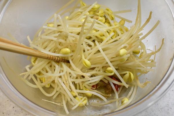 スパイシー豆もやし (5)