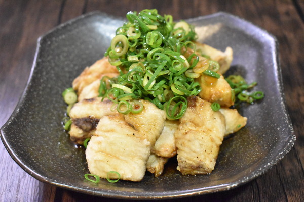 鰆の唐揚ねぎまみれ (6)