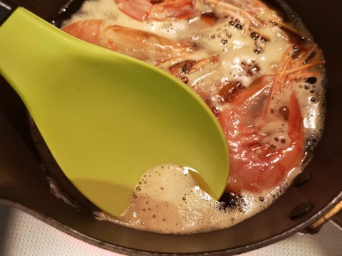 赤エビの含め煮 (4)