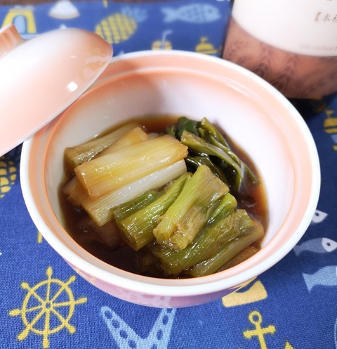 白ねぎのオイスターソース煮 (1)