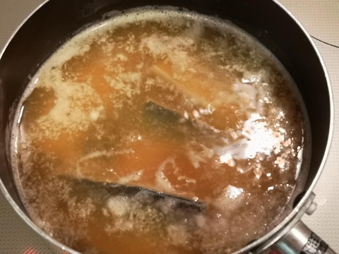 鯖のにんにく味噌煮 (4)