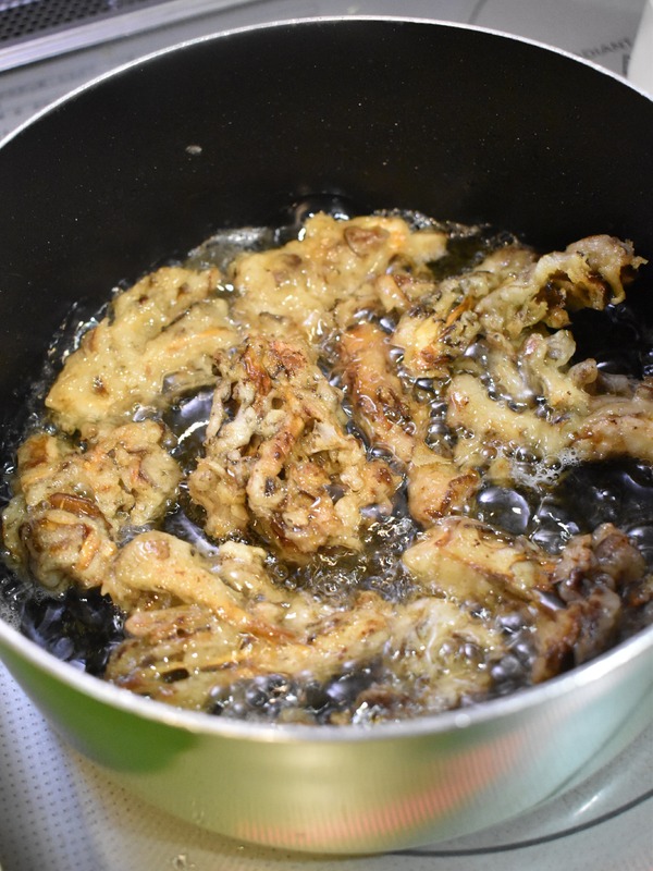 舞茸のガリガリ天 (5)